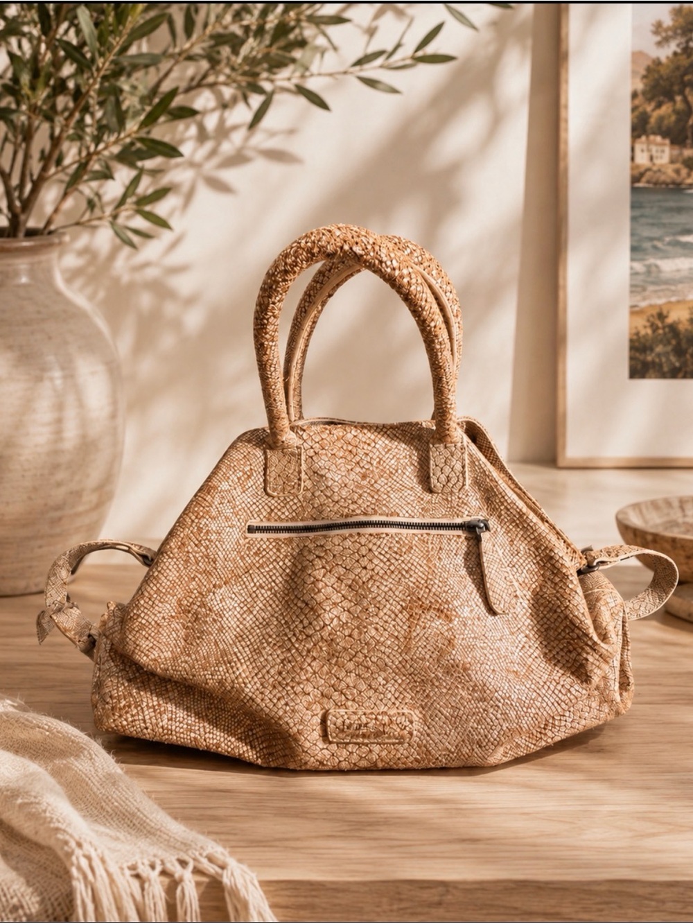 Liebeskind Berlin large leather tote/shoulder hobo bag
